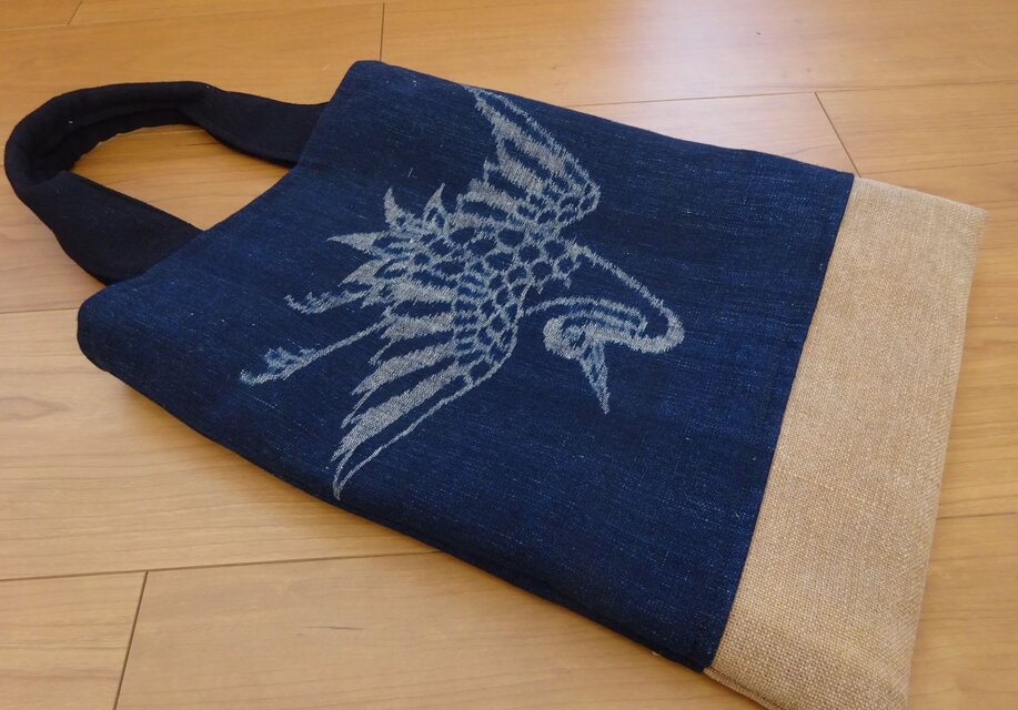 山陰絣からシンプルトート