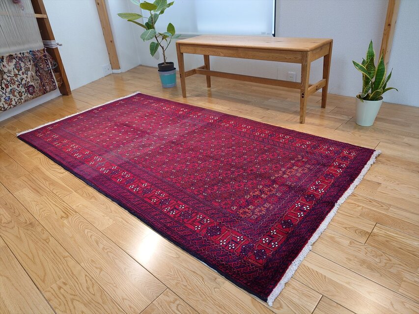 ペルシャ絨毯 バルーチ 手織り 185x122ウール Persia Baluch トライバル絨毯 ペルシャ絨毯 バルーチ カシュクリバフト