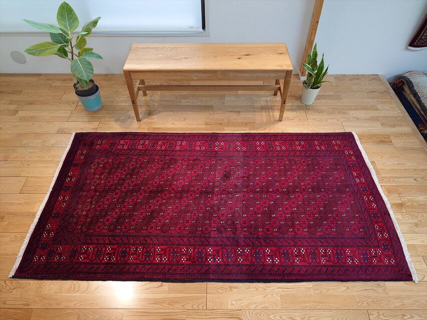 220x48cm トライバルラグ バルーチ ペルシャ絨毯 ペルシャ絨毯 トライバルラグ オールドバルーチ 198×104