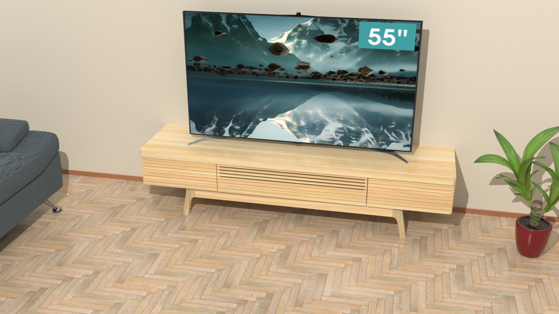 「ローマ_T44_3」 手作りテレビ台・桧（四国産）無垢材・w170