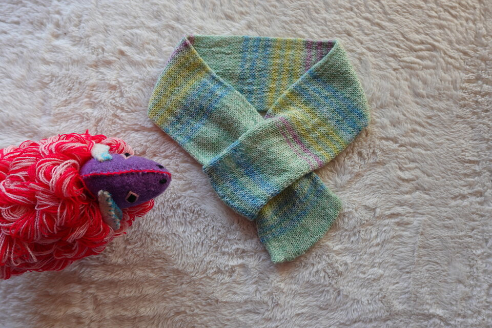 No.1525手編みマフラー