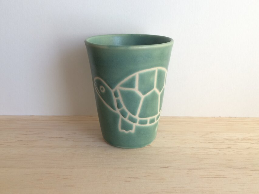 フリーカップ（カメ）