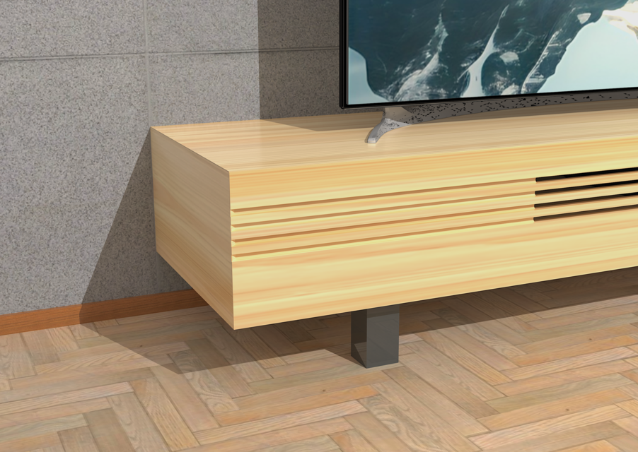 ヴェネツィア_T20_one」 手作りテレビ台・桧（四国産）無垢材・w170