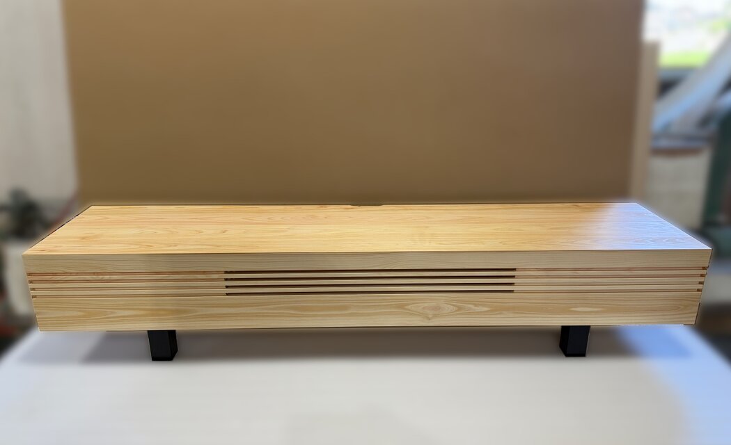 「ヴェネツィア_T20_one」 手作りテレビ台・桧（四国産）無垢材・w170