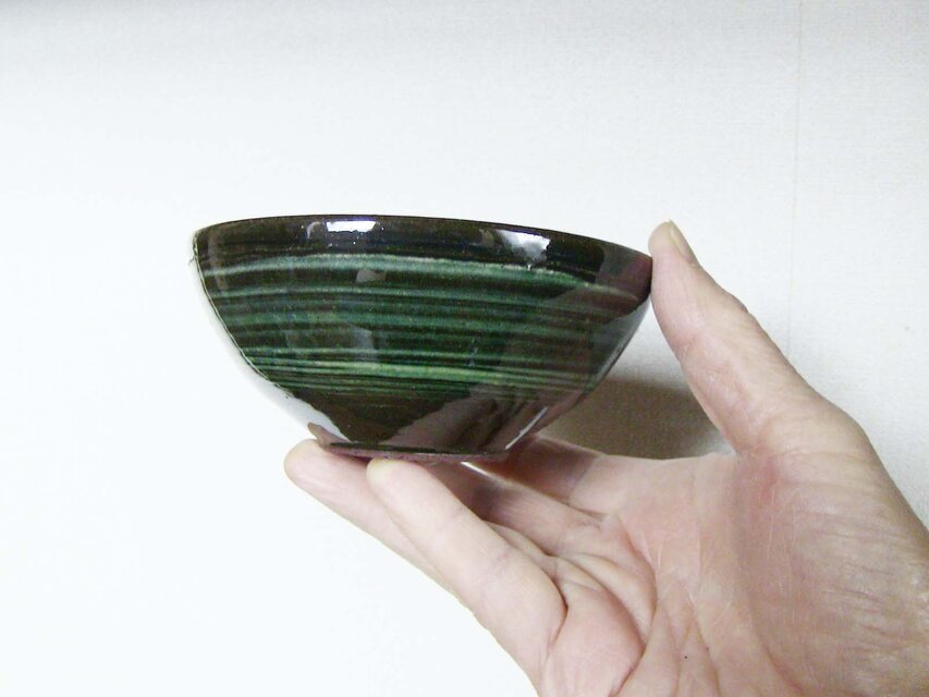 刷毛目小鉢（織部）／オーダー可