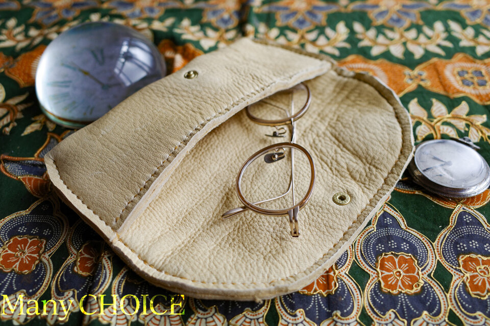 やみつきエルク・メガネケース（レモンドロップ）