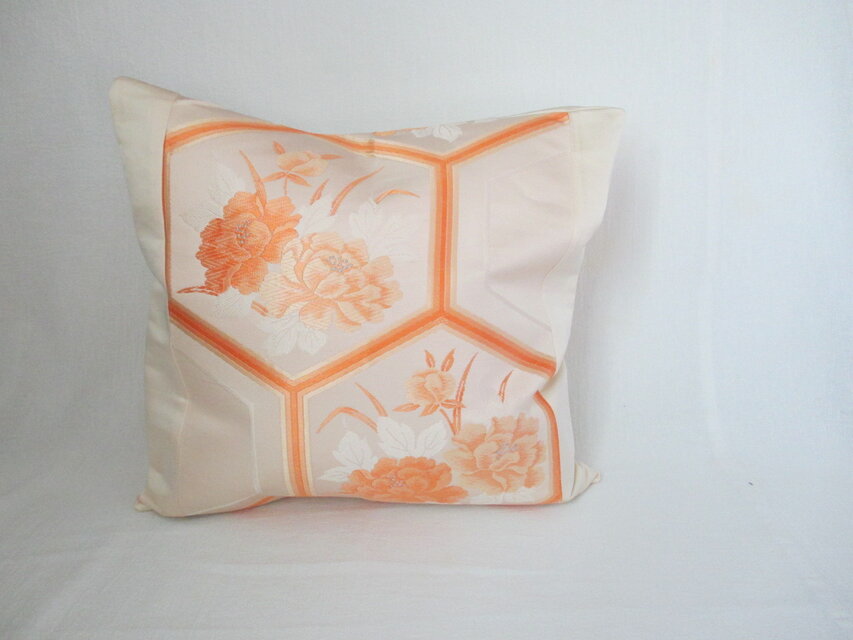 u121 帯クッションカバー 座布団カバー ファスナー 40x40cm