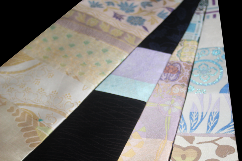 正絹　キリバミ　半幅帯