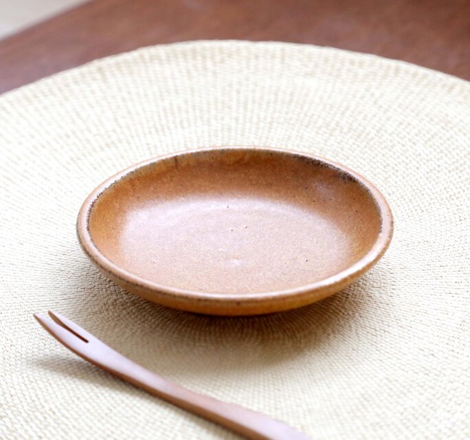 【SALE】山吹結晶釉の豆皿