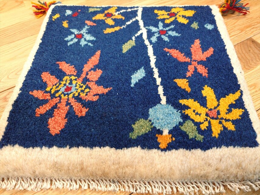 ペルシャ絨毯　ミニギャッベ 約42×44cm『専用』 ギャッベ ミニギャッベ（約40×60cm） – Persiadirect