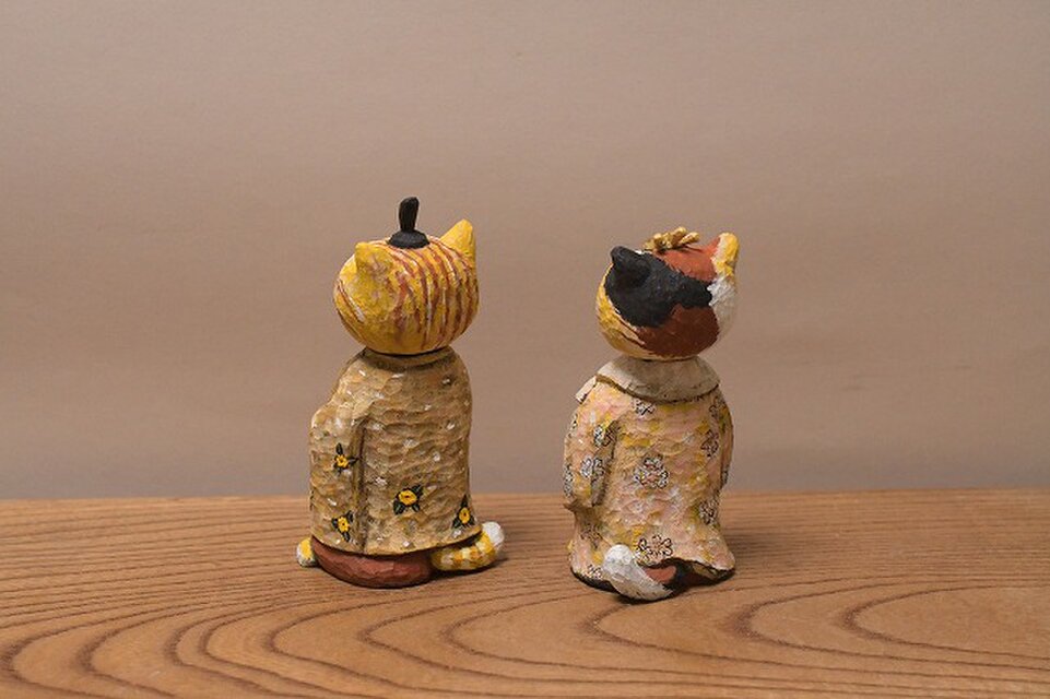 ねこ雛　m(=✧ω✧=)m✧ ✧ ✧ 立ち雛　猫ひな 猫の雛人形=ↀωↀ= Cat Hina Doll Cosutume - YouTube