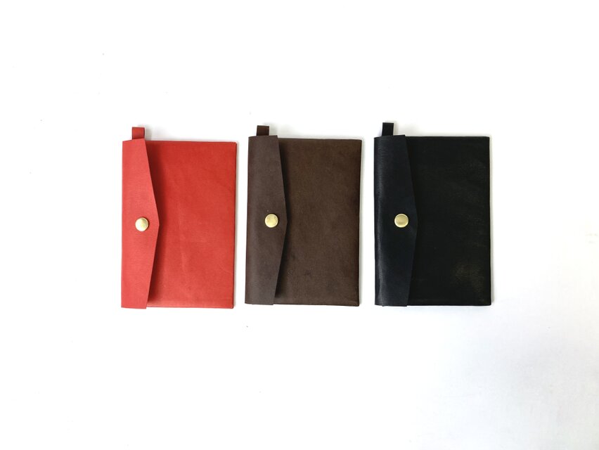 オイルホースレザー　ティッシュケース