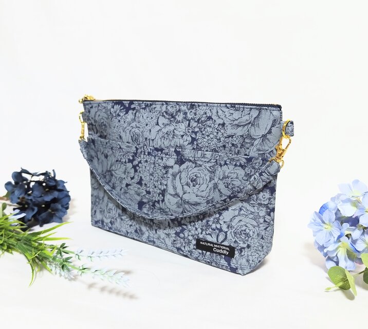 ローズガーデンの2Way横長ポーチ(外ポケット)