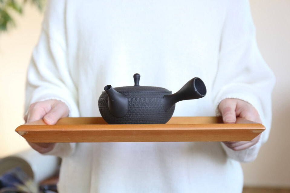 洗いやすく手入れのしやすい平丸急須【愛知県常滑産】玉光窯さんの