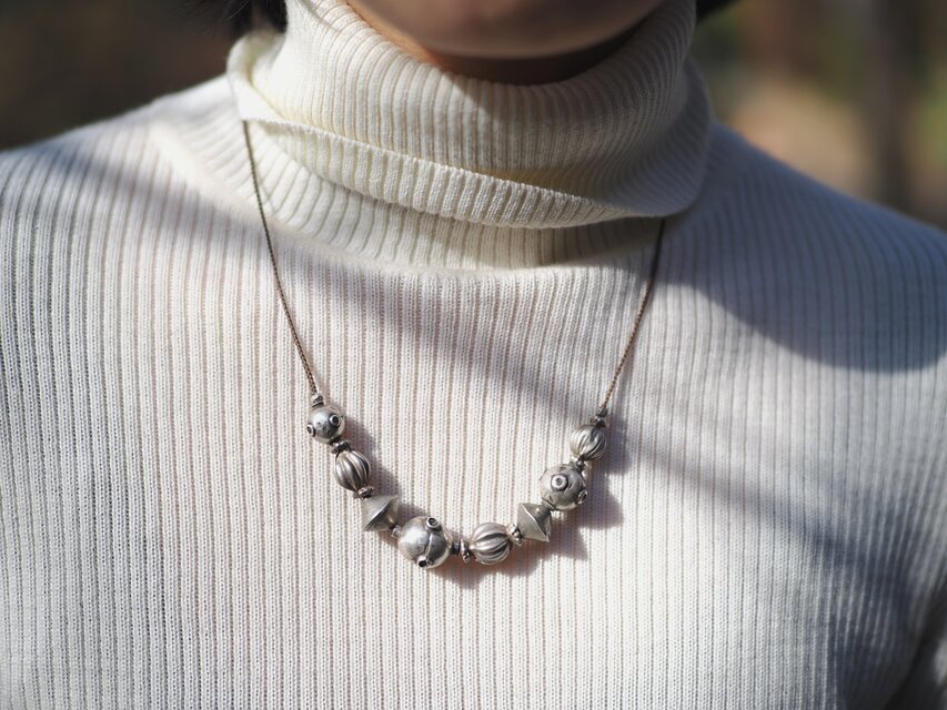 Afgan silver- necklace | iichi 日々の暮らしを心地よくする