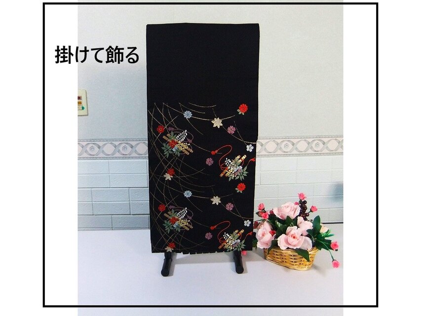 ろはす畑ママ様オーダー専用 タペストリー&テーブルランナースリム 帯リメイク ろはす畑ママ様オーダー専用 タペストリー&テーブルランナー