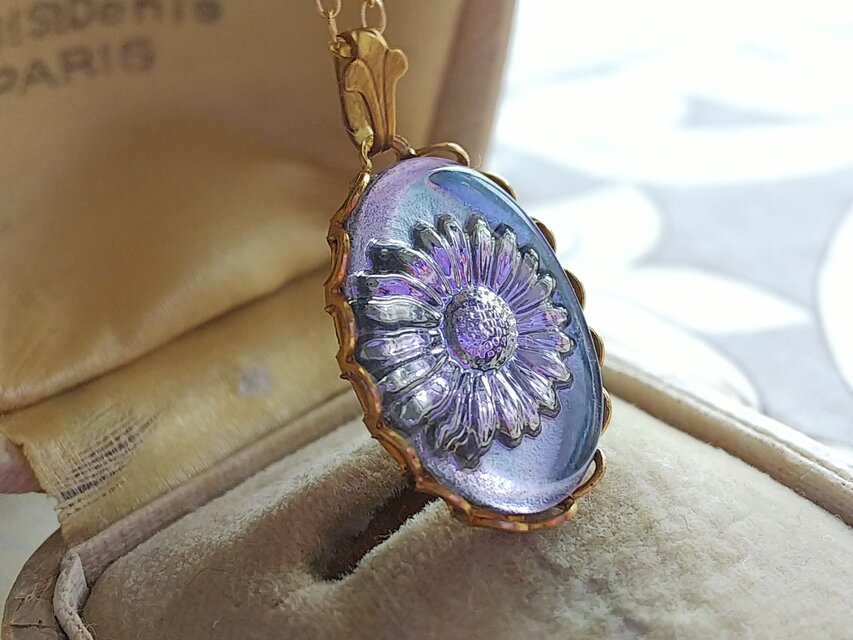 ヴィンテージ ヴィトレイルライト Daisy（18×13㎜)フルール・ド・リス