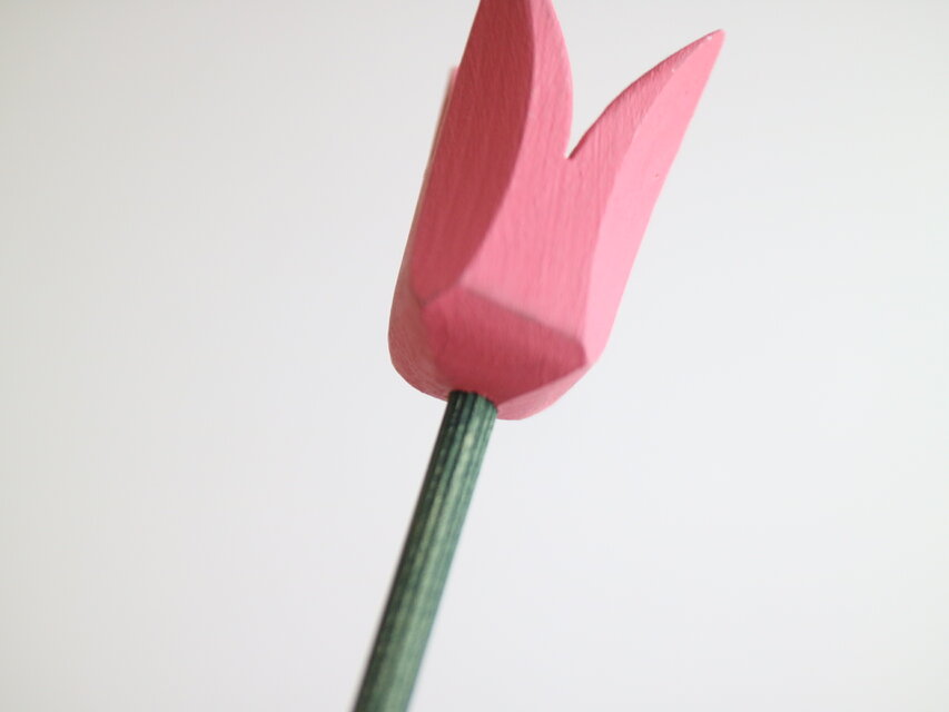 北欧 木製チューリップ スウェーデン ヴィンテージ 北欧 木製