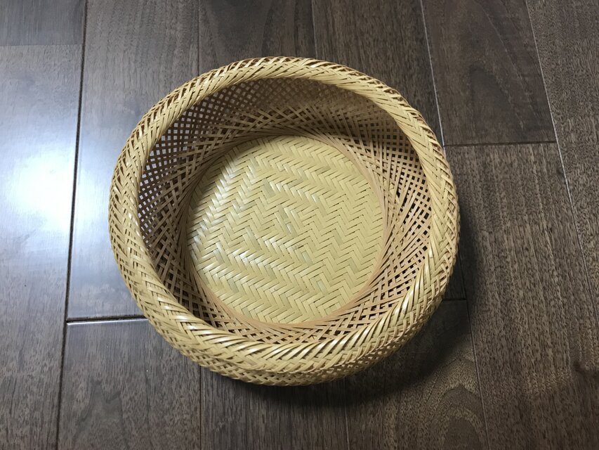 竹　籠　果物入れ　小物入れ　ザル　鉢カバー