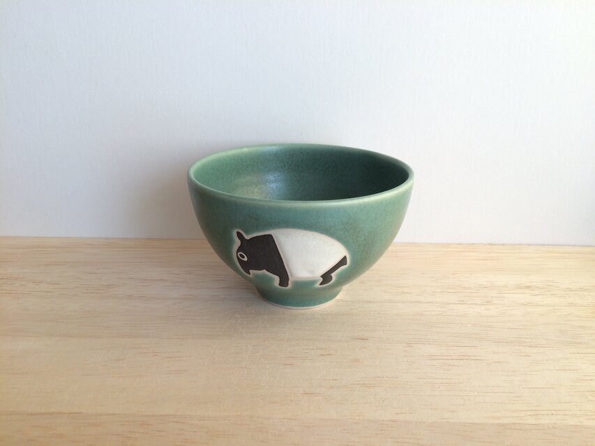 マレーバクの茶碗