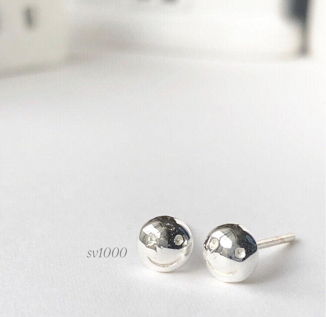 純銀sv1000♡プチピアス  金属アレルギーの方も