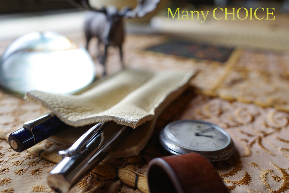 やみつきエルクの2本差しペンケース（レモンドロップ）