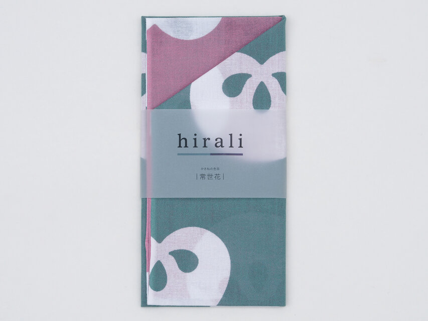 手ぬぐい　かさねの色目〜常世花〜