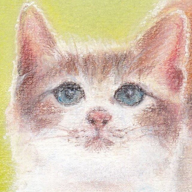 はい、チーズ！（パステル画 原画） | iichi 日々の暮らしを