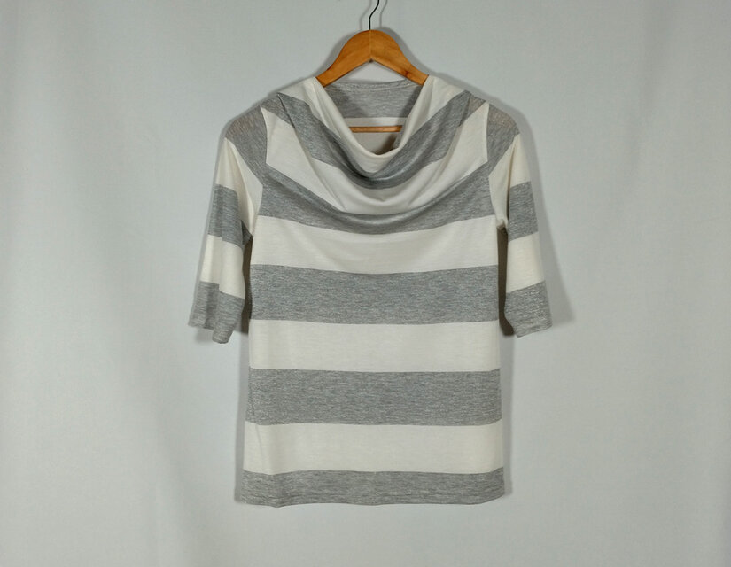 [53-4] le haut drapé à col