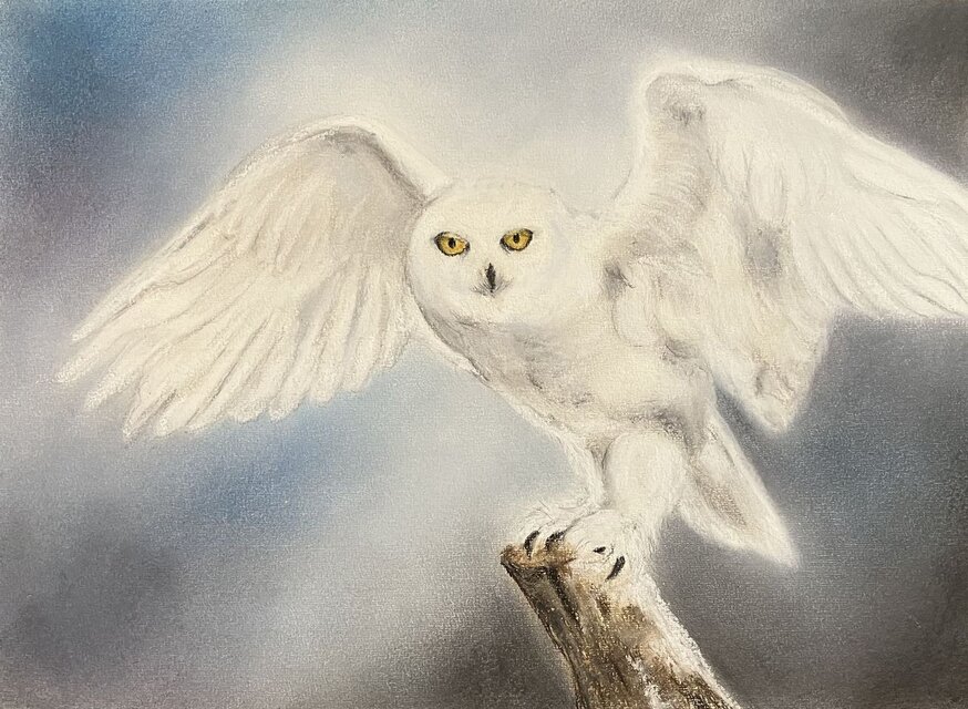 白夜の国で（パステル画・原画） 4号 | iichi 日々の暮らしを