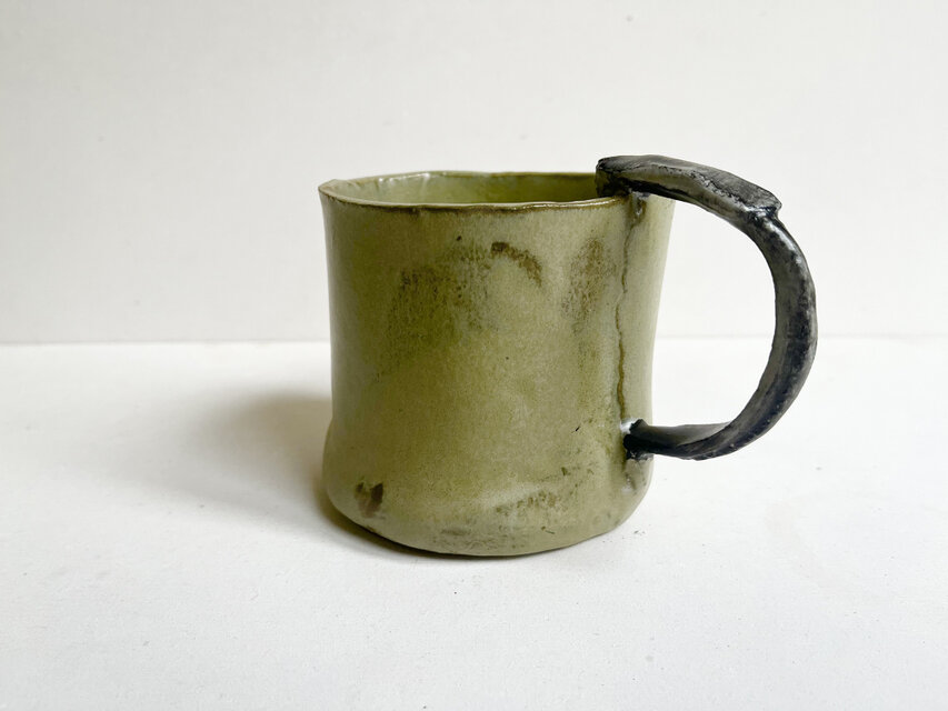 亜麻に黒錆とってマグ