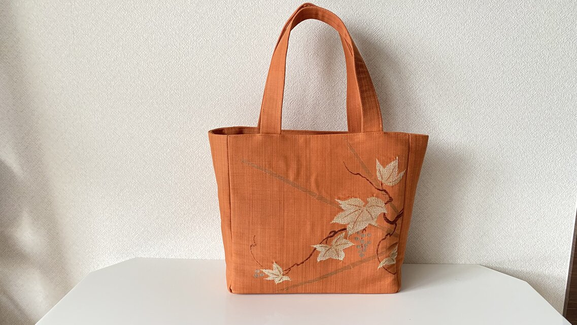 帯バッグ〜葡萄〜