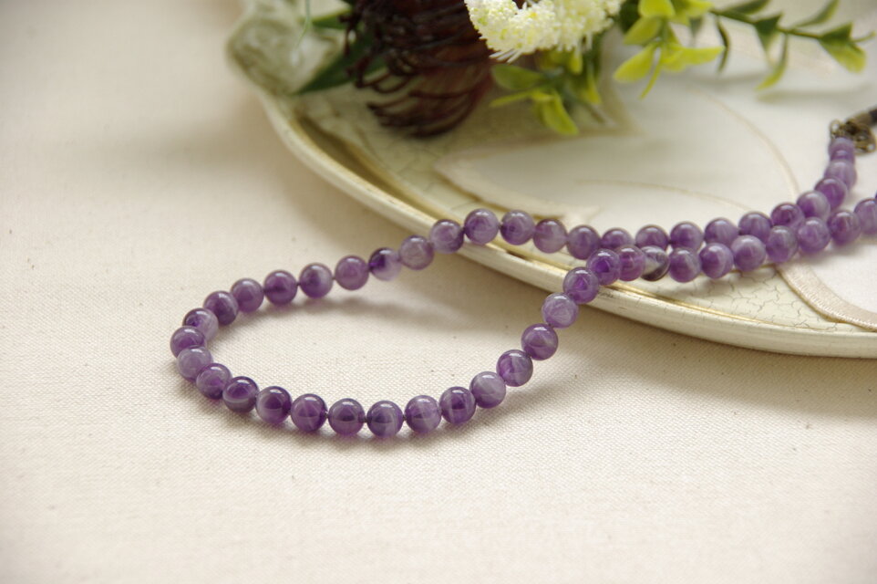 ラベンダーネックレス《送料無料》