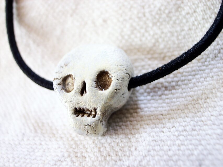 ガイコツのヘアゴム