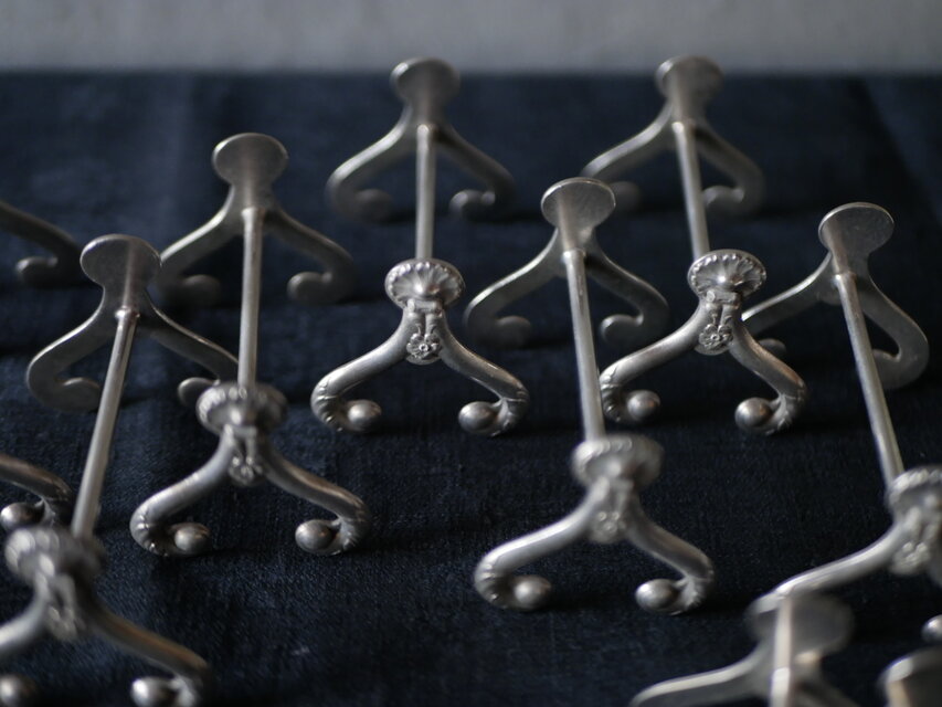 フランスアンティーク カトラリーレスト 4個セット ブロカント