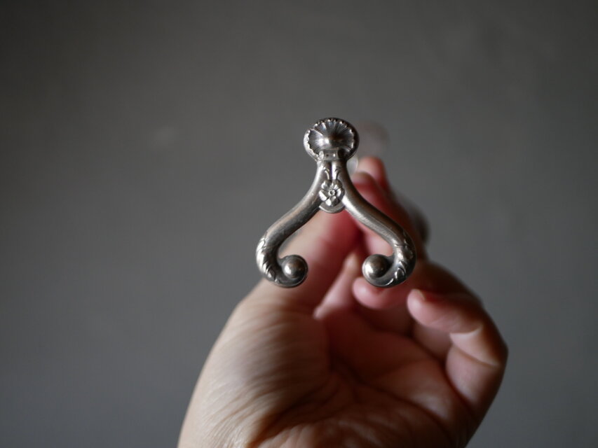 御成約品】カトラリーレスト シルバープレート フランスアンティーク