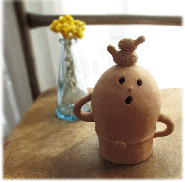 【ハニワちゃん】with　カメさんたち