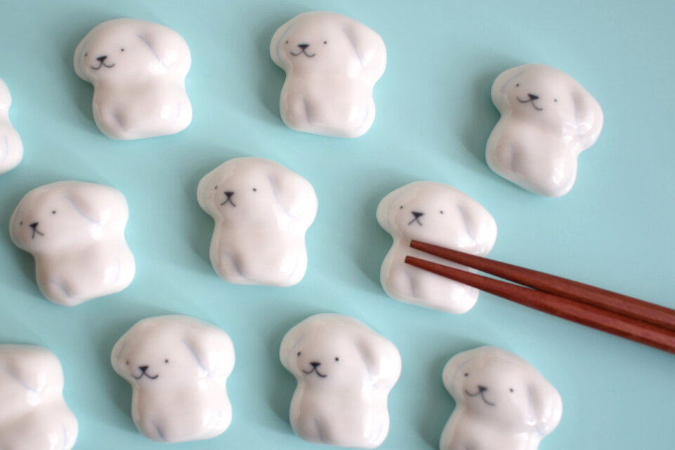 白い犬のはしおき　いち