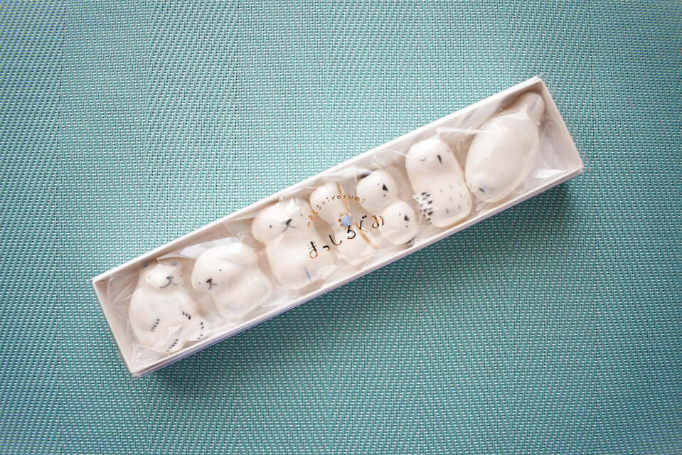 ぎゅっと！『まっしろぐみ』箸置きつめあわせボックス