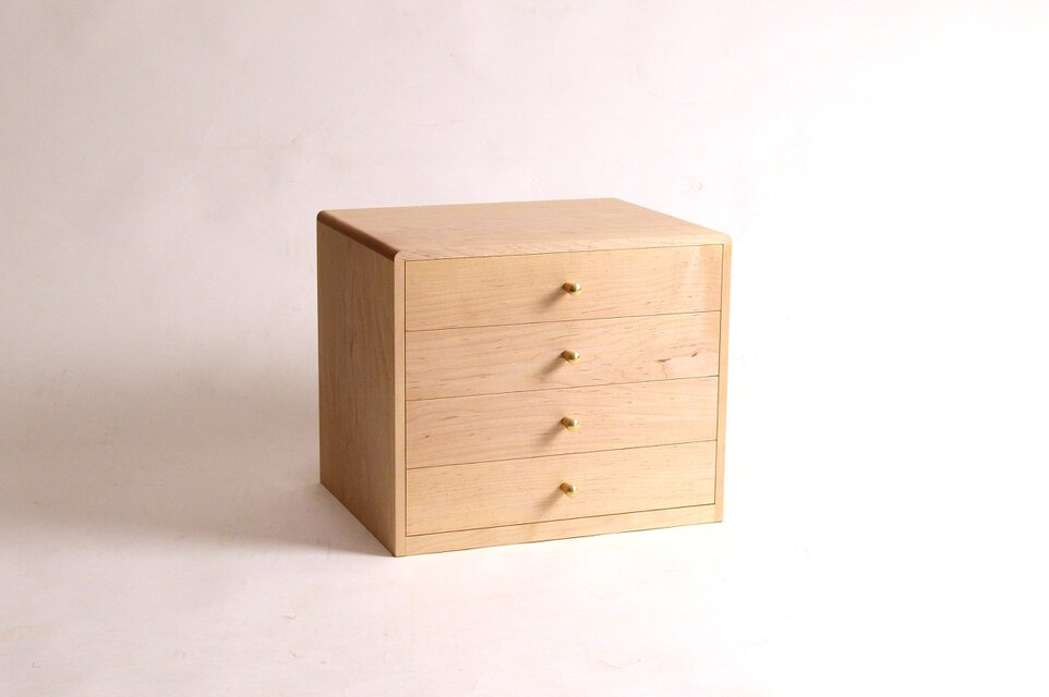 A5サイズの引き出し 4段 イタヤカエデ