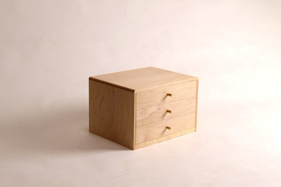A5サイズの引き出し 3段 イタヤカエデ | iichi 日々の暮らしを心地よく