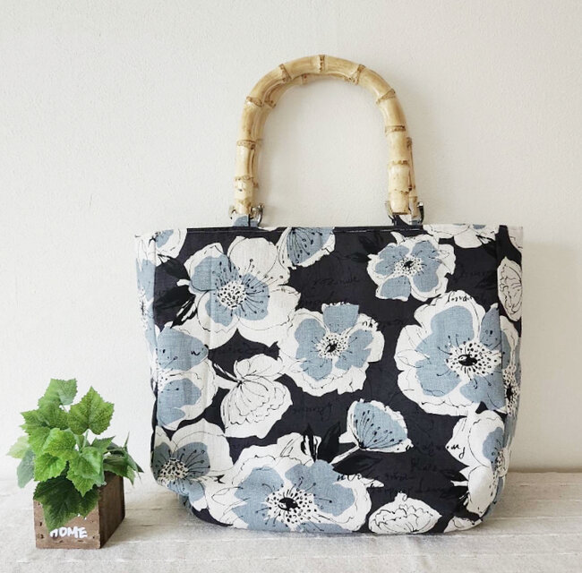 bamboo♡花柄トートbag