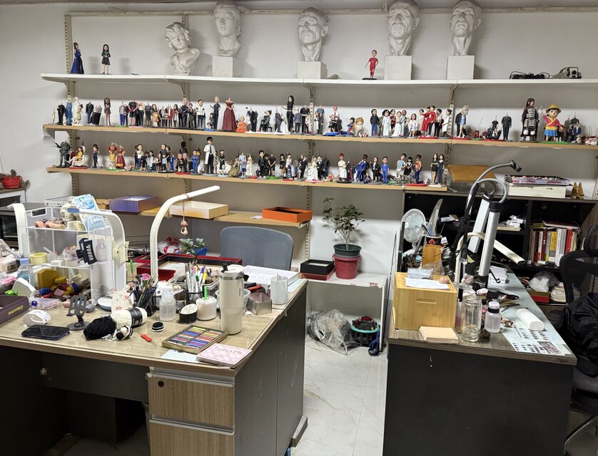 受注制作 大人数❤家族全員 家族コーデ 写真入り 人形 フィギュア❤名