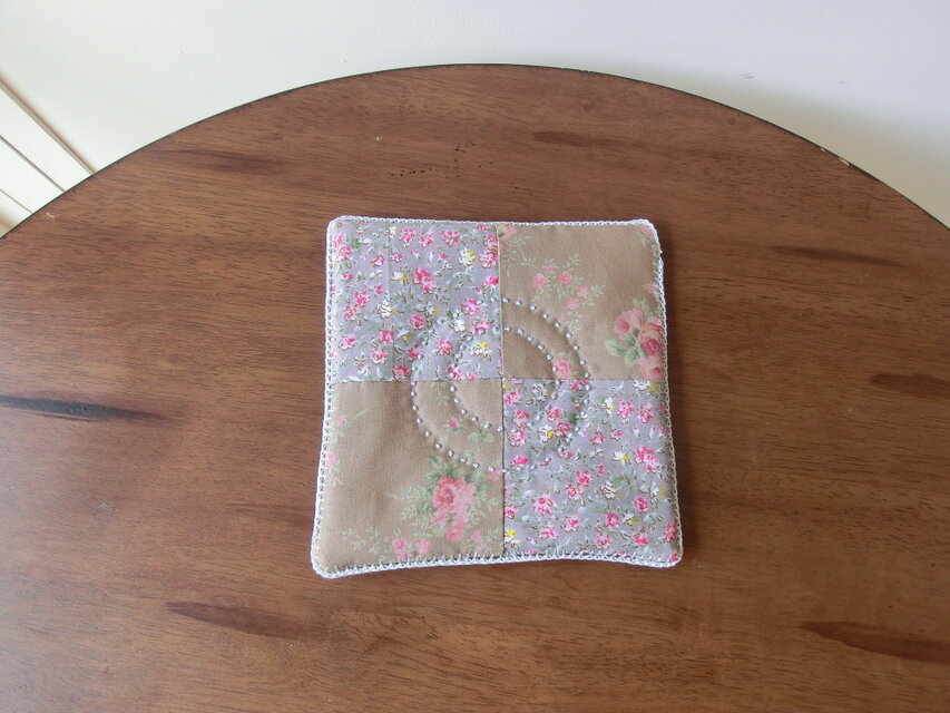 パッチワークのミニマット　①