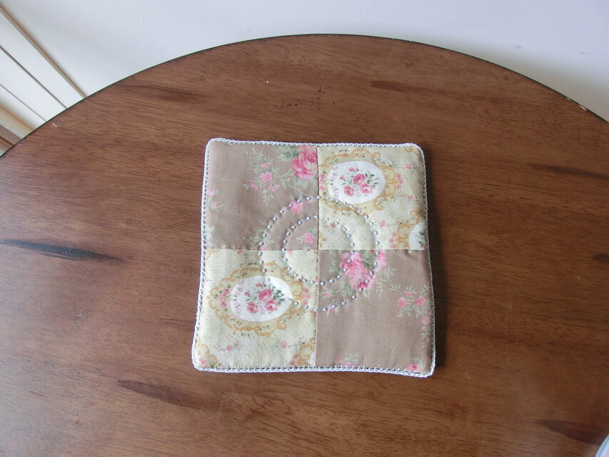 パッチワークのミニマット　③