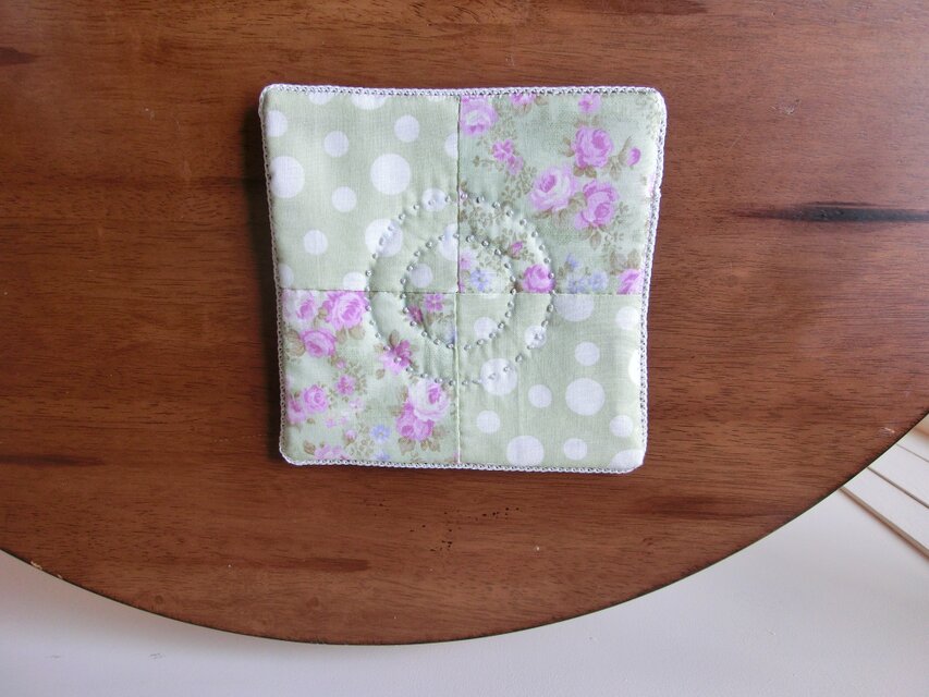 パッチワークのミニマット　⑤