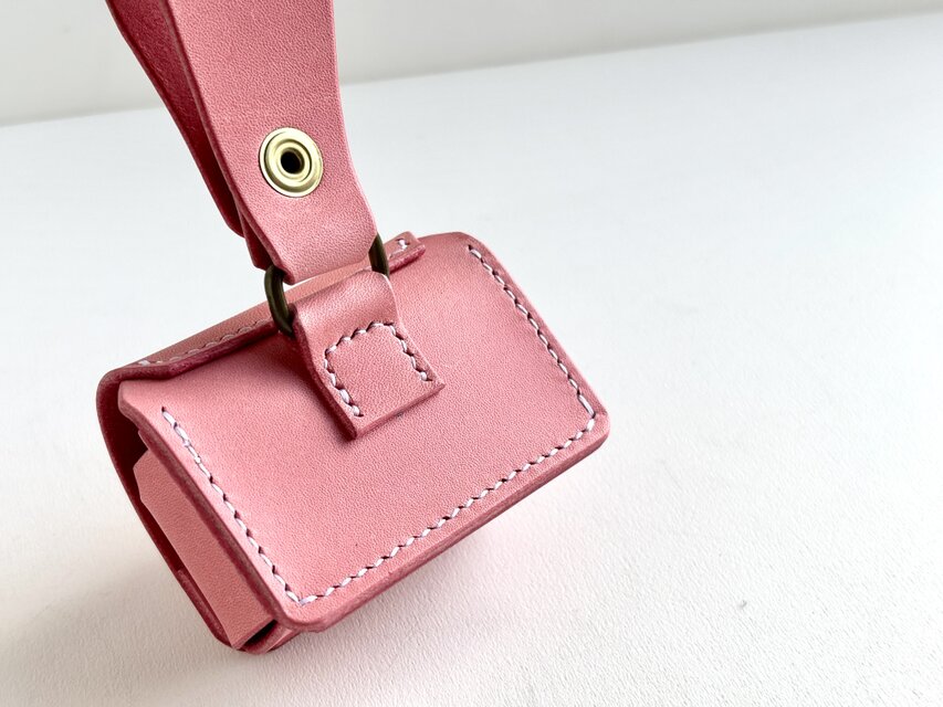 AirPods Pro ケース ( 限定色 ) ｜ イタリア産/革小物/桜カラー