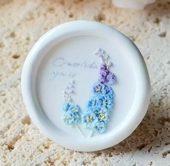 シーリングスタンプヘッド　花の祝福フローラル(持ち手付）