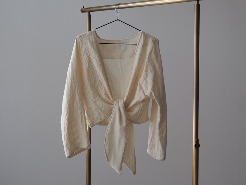 ふっくら。トリプルガーゼ／ショートカーディガン