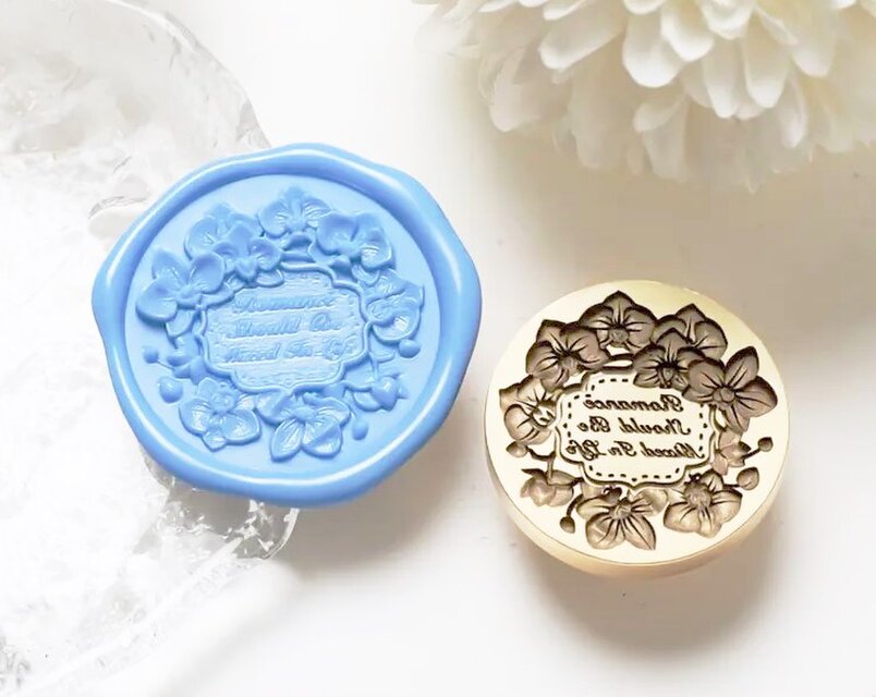 シーリングスタンプヘッド　蘭の物語